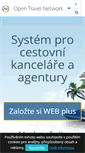 Mobile Screenshot of opentravel.cz
